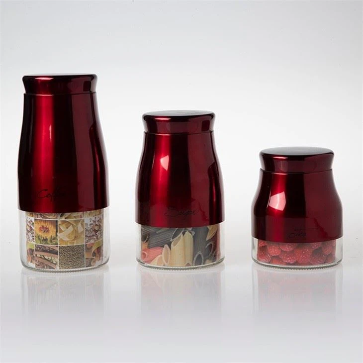 Glass Spice Storage Jar 5 Glass Spice Storage Jar 5