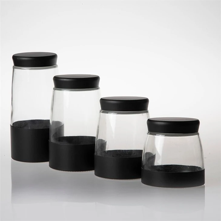 Food Storage Glass Jar Clear Spice Jar