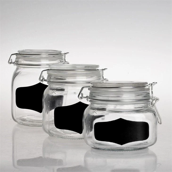 Hermetic Sealed Glass Storage Jar