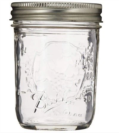 Jar Mason 4 OZ Gyda Chaead Metel