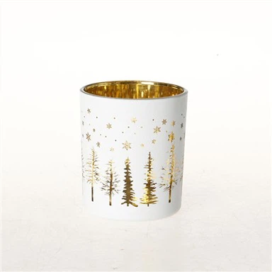 Deiliaid Canhwyllau Arian A Gwydr