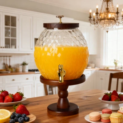 Y Sffêr Geometrig: Carafe Gwydr Patrwm Diemwnt